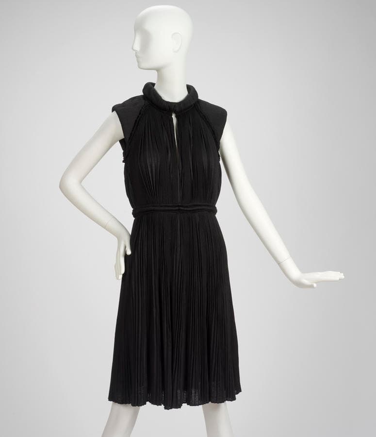 Black Column Maxi Dress