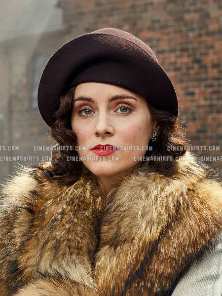 Ada Shelby wearing the original Wool Felt Cloche Hat on Peaky Blinders