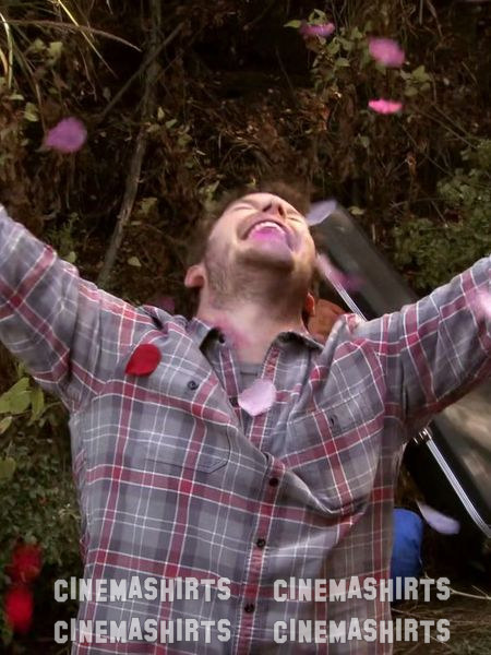 Andy Dwyer wearing the original Casual Plaid Flannel Shirt on Parks and Recreation