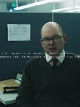 Colin Robinson wearing the original Men's V-Neck Cardigan Sweater on What We Do in the Shadows