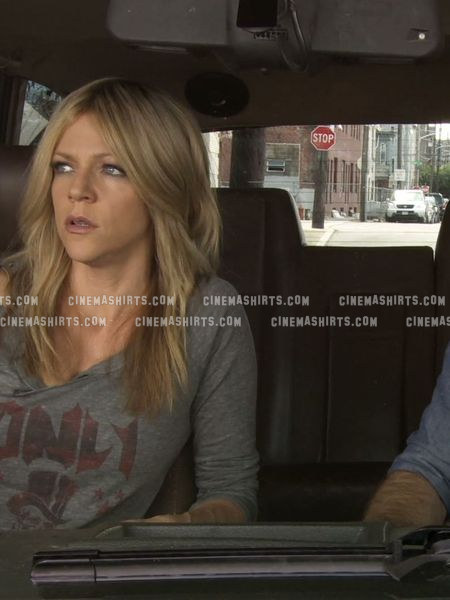 Dee Reynolds wearing the original "Only the Good Die Young" Long-Sleeve on It's Always Sunny in Philadelphia