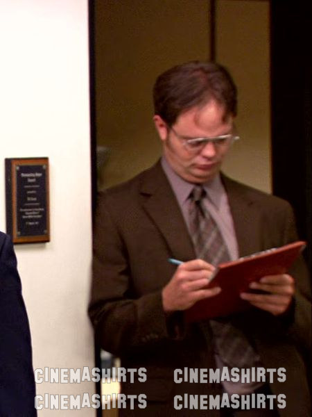 Dwight Schrute wearing the original Brown Two-Piece Suit on The Office