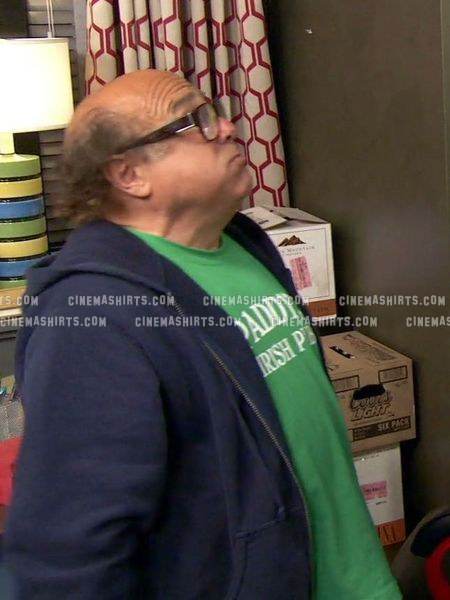Frank Reynolds wearing the original Paddy's Irish Pub Tee (Green) on It's Always Sunny in Philadelphia