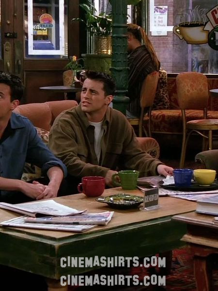 Joey Tribbiani wearing the original Suede Shirt Jacket on Friends