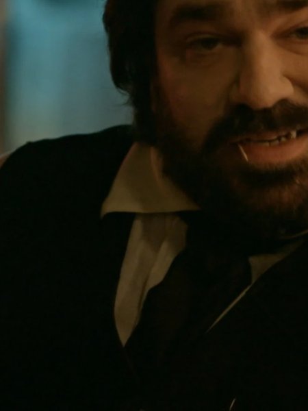 Laszlo Cravensworth wearing the original White Poplin Shirt on What We Do in the Shadows
