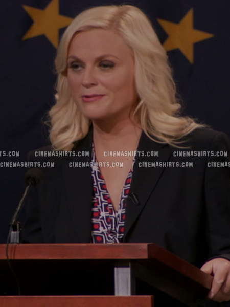 Leslie Knope wearing the original Structured Pantsuit Blazer on Parks and Recreation