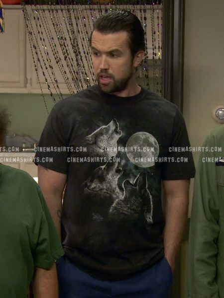 The Mountain Three Wolf Moon T-Shirt
