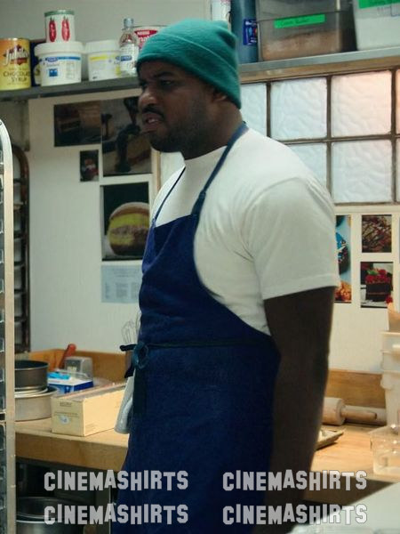 Marcus Brooks wearing the original Hedley & Bennett Jack Navy Denim Apron on The Bear