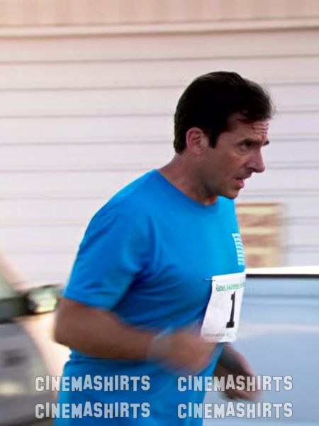 Michael Scott wearing the original Fun Run Race Tee on The Office