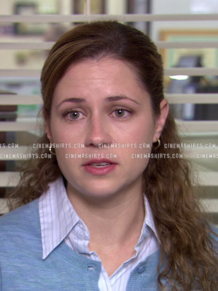 Pam Beesly wearing the original Button-Up Work Blouse on The Office