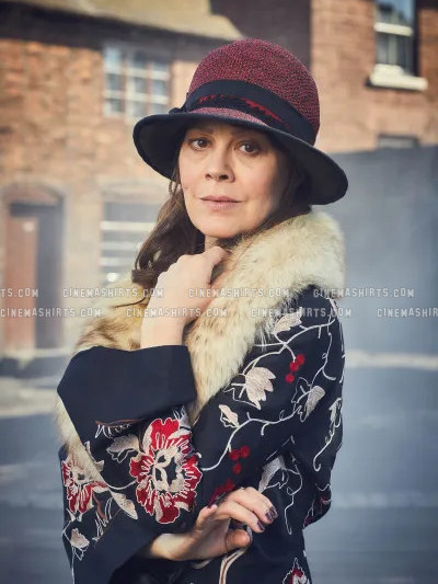 Polly Gray wearing the original 1920s Wool Cloche Hat on Peaky Blinders