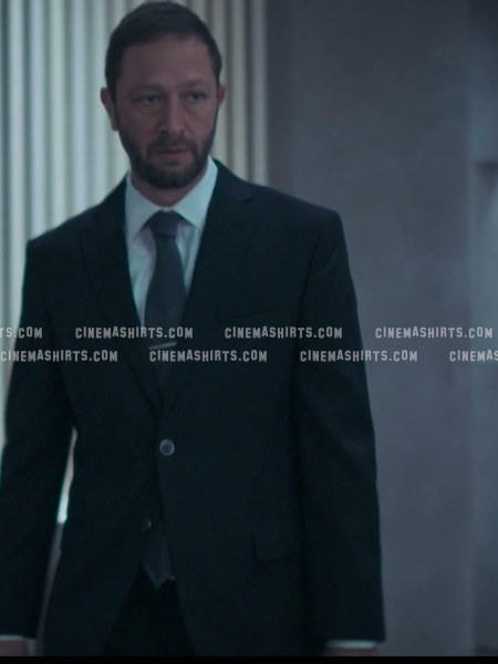 BOSS Stretch-Wool Two-Piece Suit (Black)