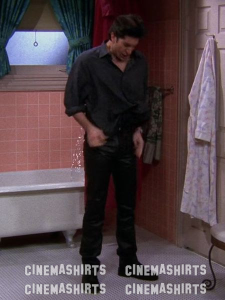 Ross Geller wearing the original The Leather Pants on Friends