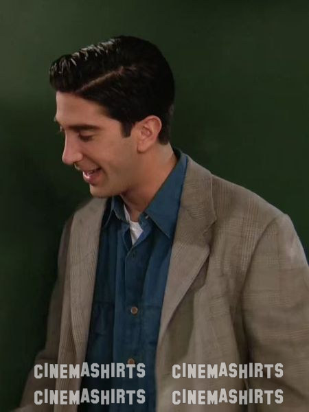 Ross Geller wearing the original Tweed Blazer on Friends