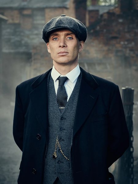 Tommy Shelby wearing the original Antique Pocket Watch on Peaky Blinders
